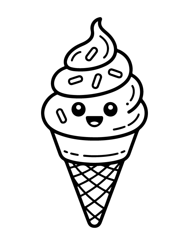 ice cream coloring pages