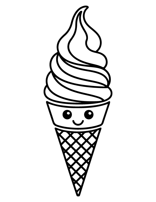 ice cream coloring pages