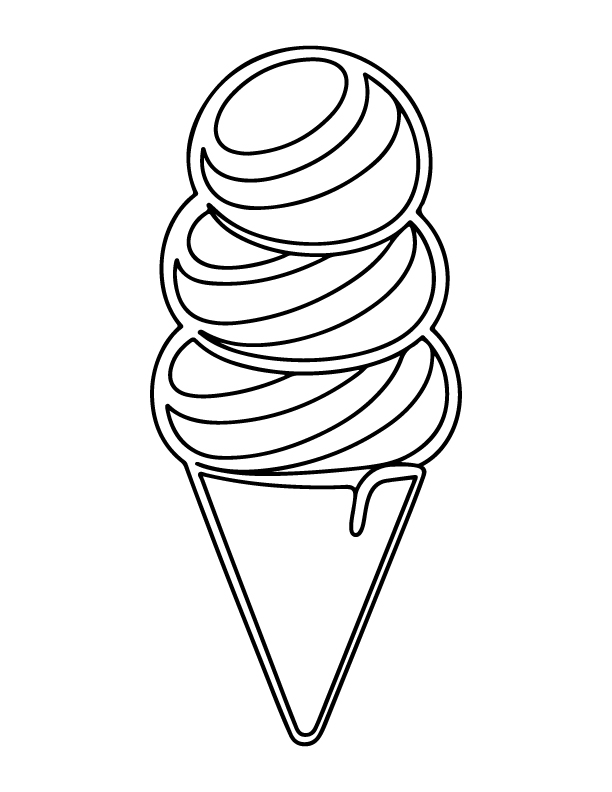 ice cream coloring pages