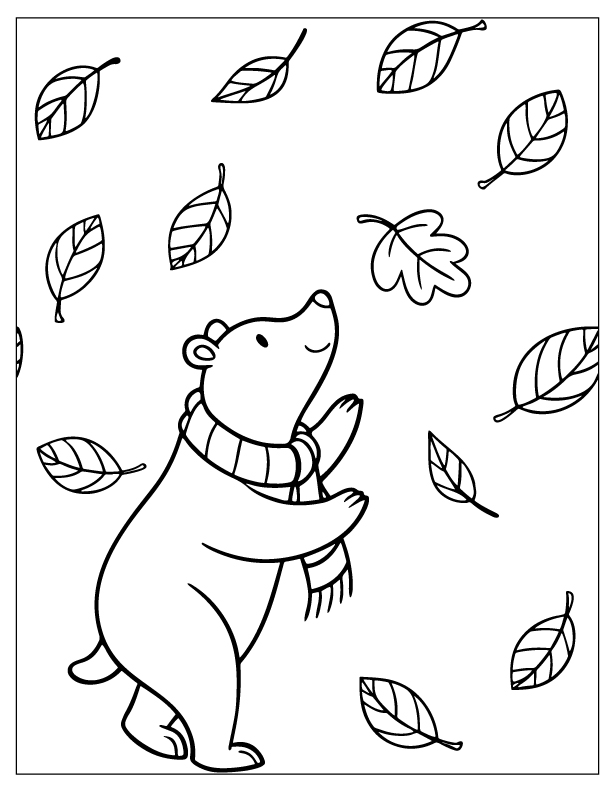 fall coloring pages