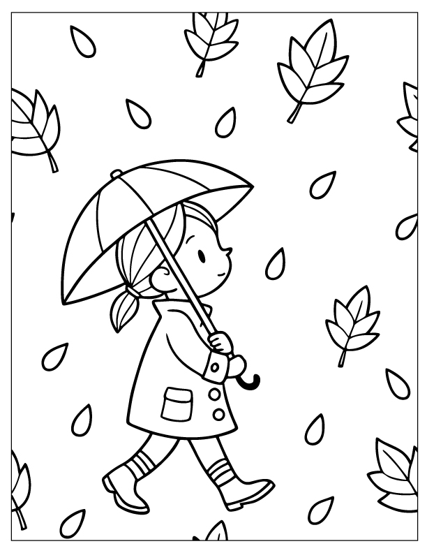fall coloring pages