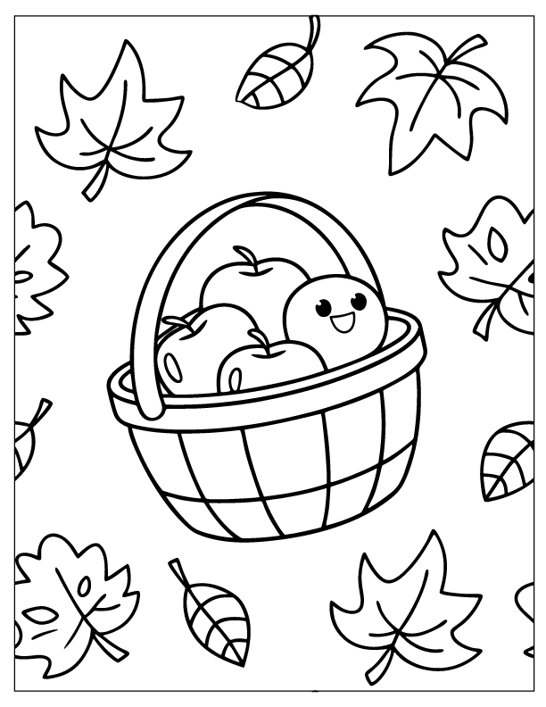 fall coloring pages