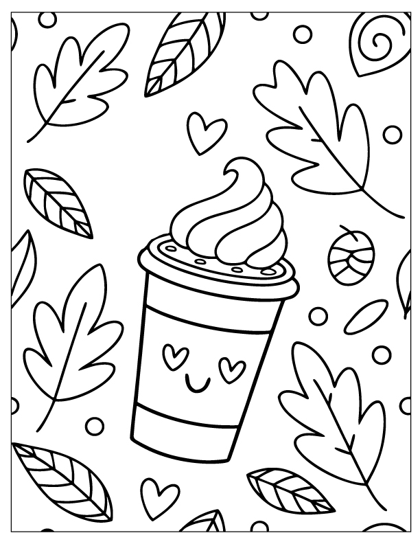 fall coloring pages