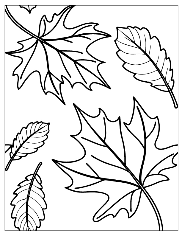 fall coloring pages