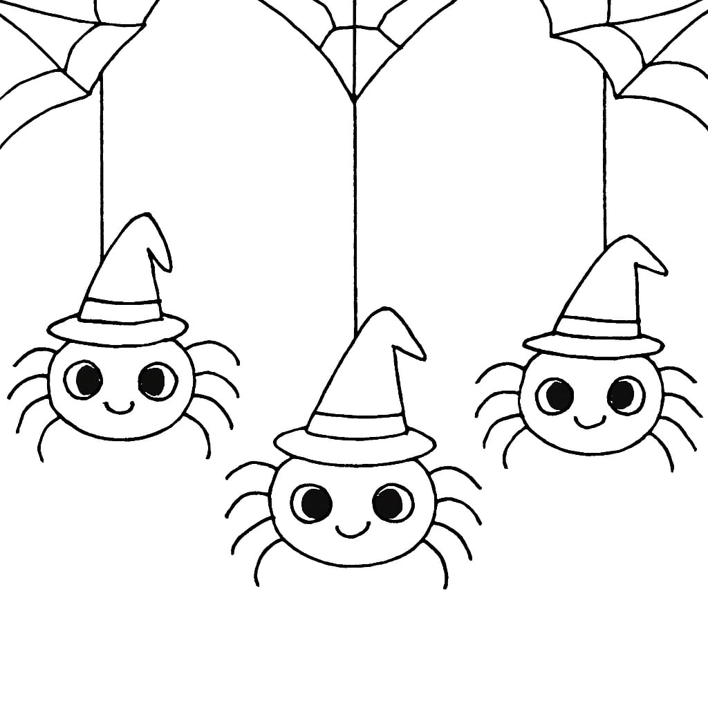 Disney inspired Halloween coloring page