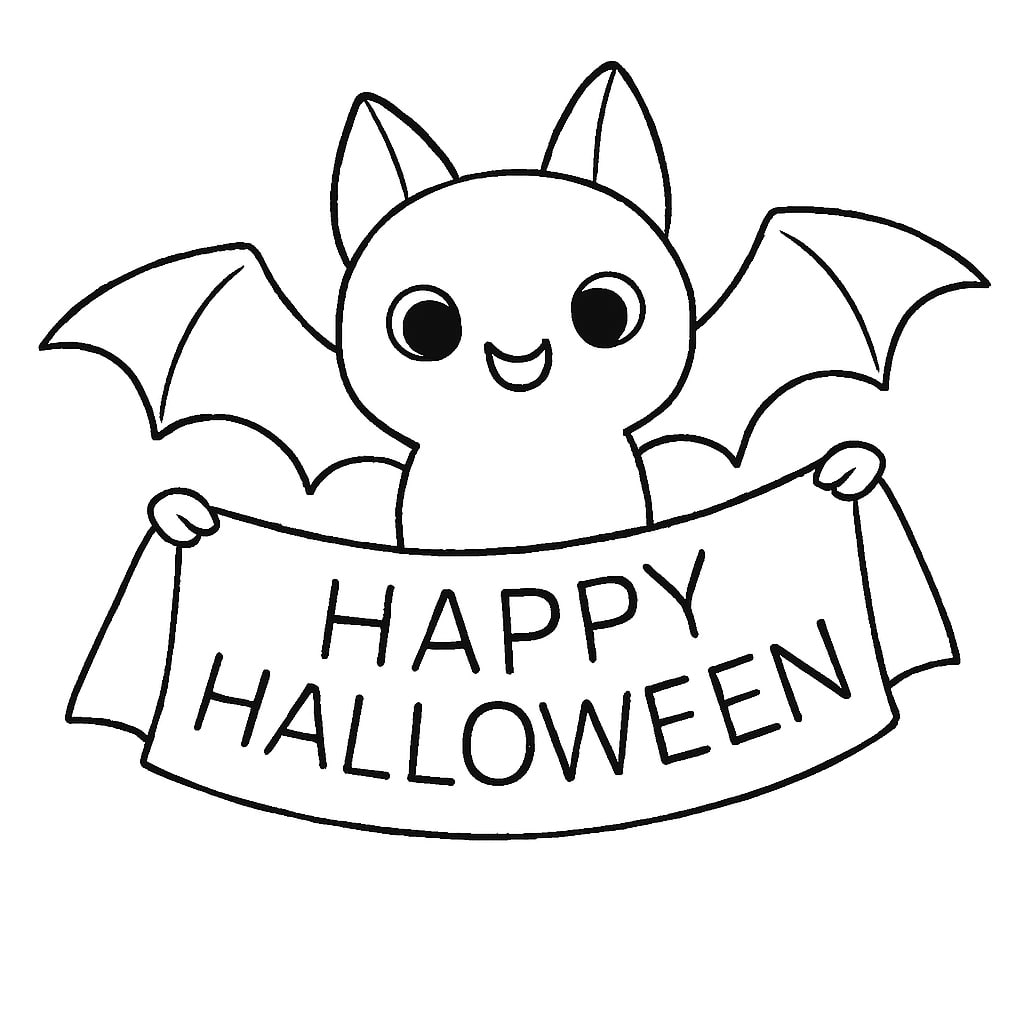 Disney inspired Halloween coloring page