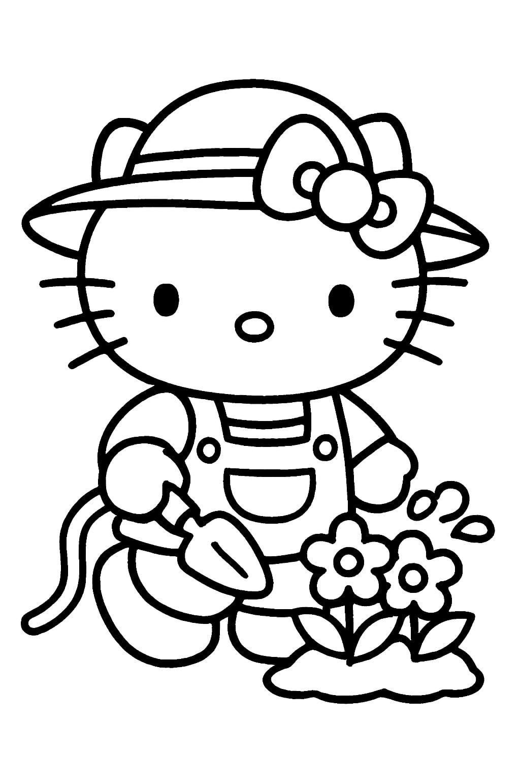 hello kitty coloring pages