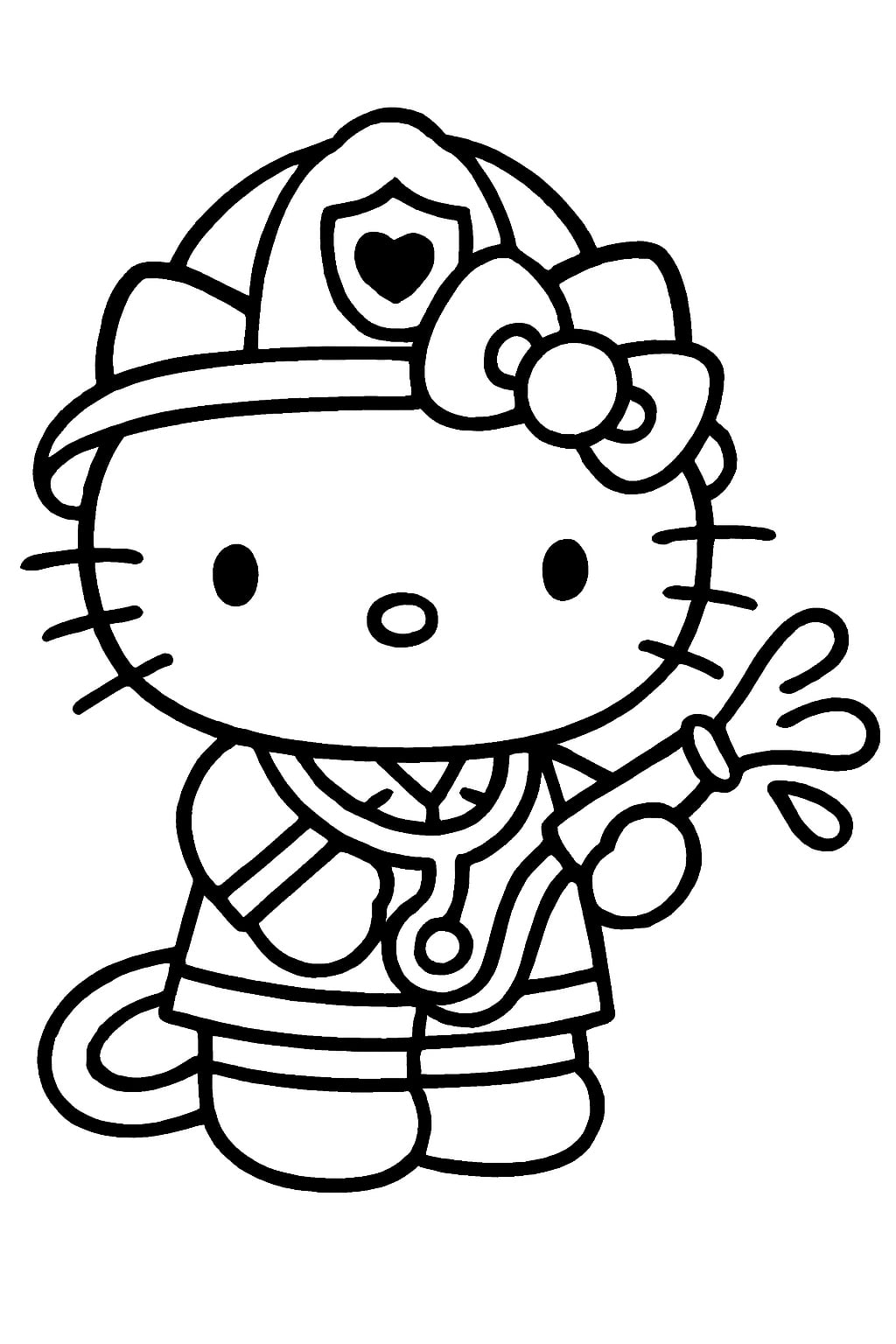 hello kitty coloring pages