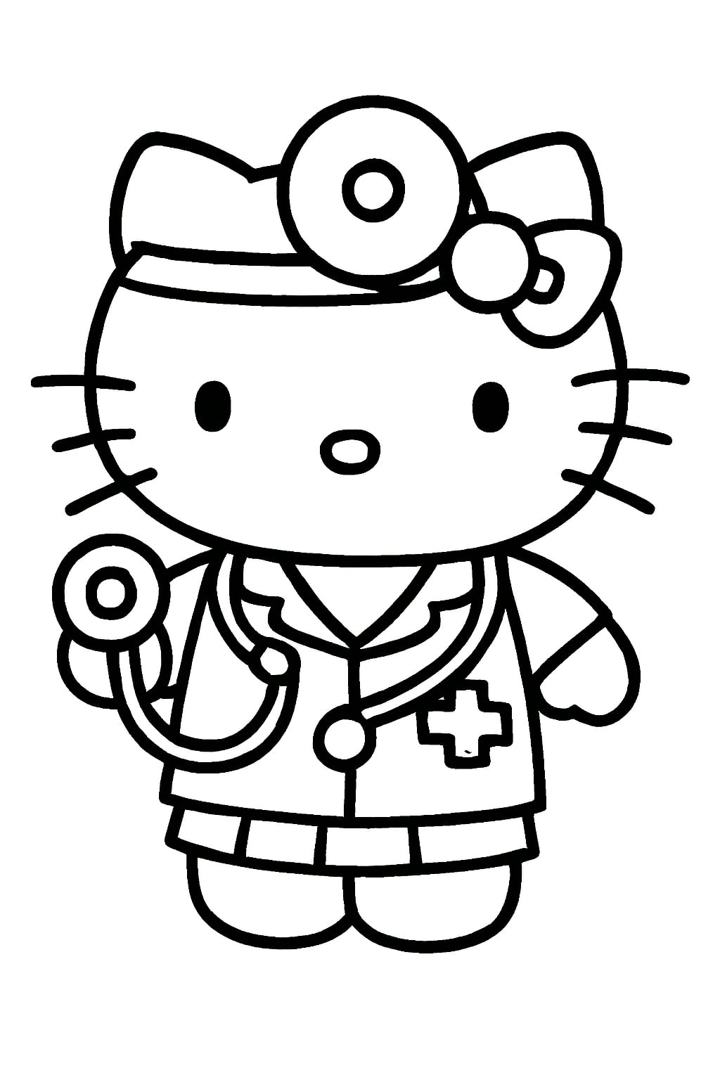 hello kitty coloring pages