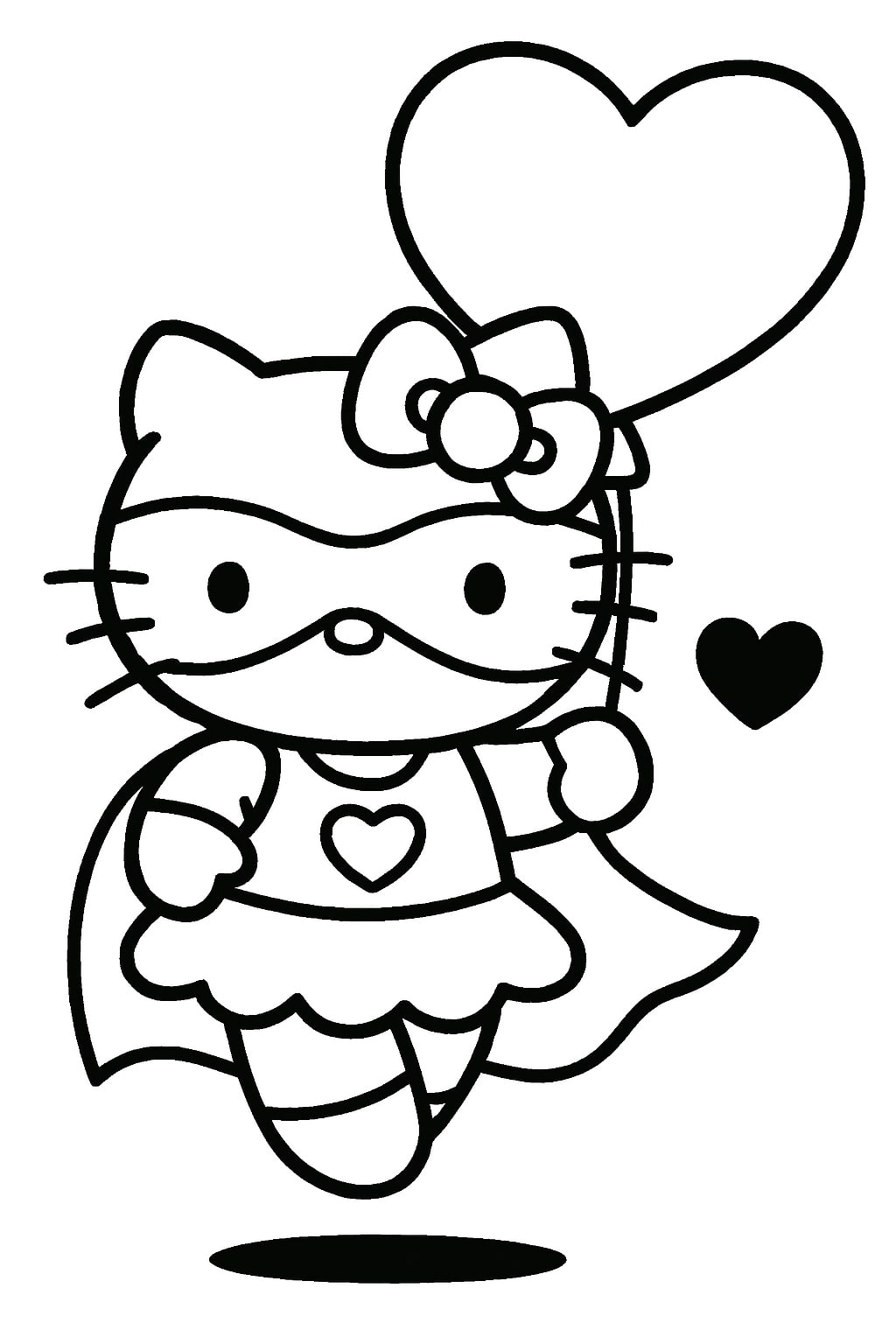hello kitty coloring pages