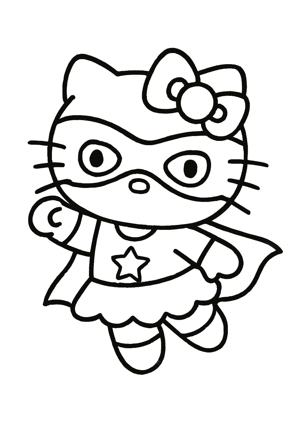 hello kitty coloring pages