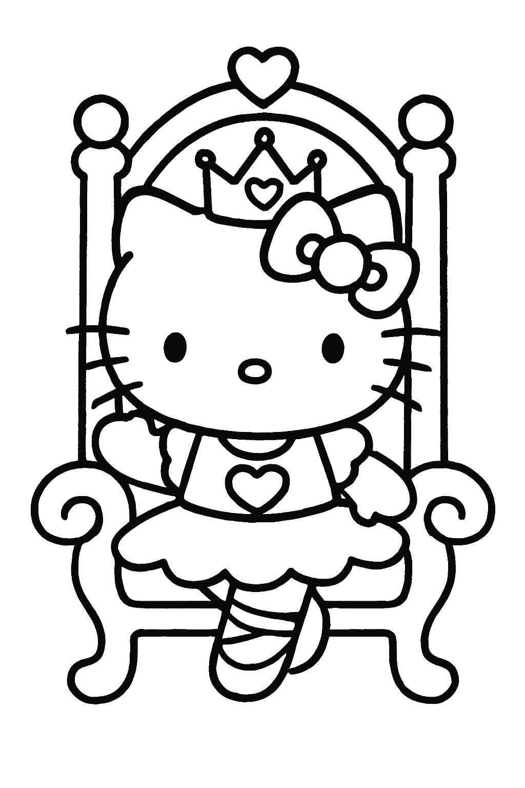 hello kitty coloring pages