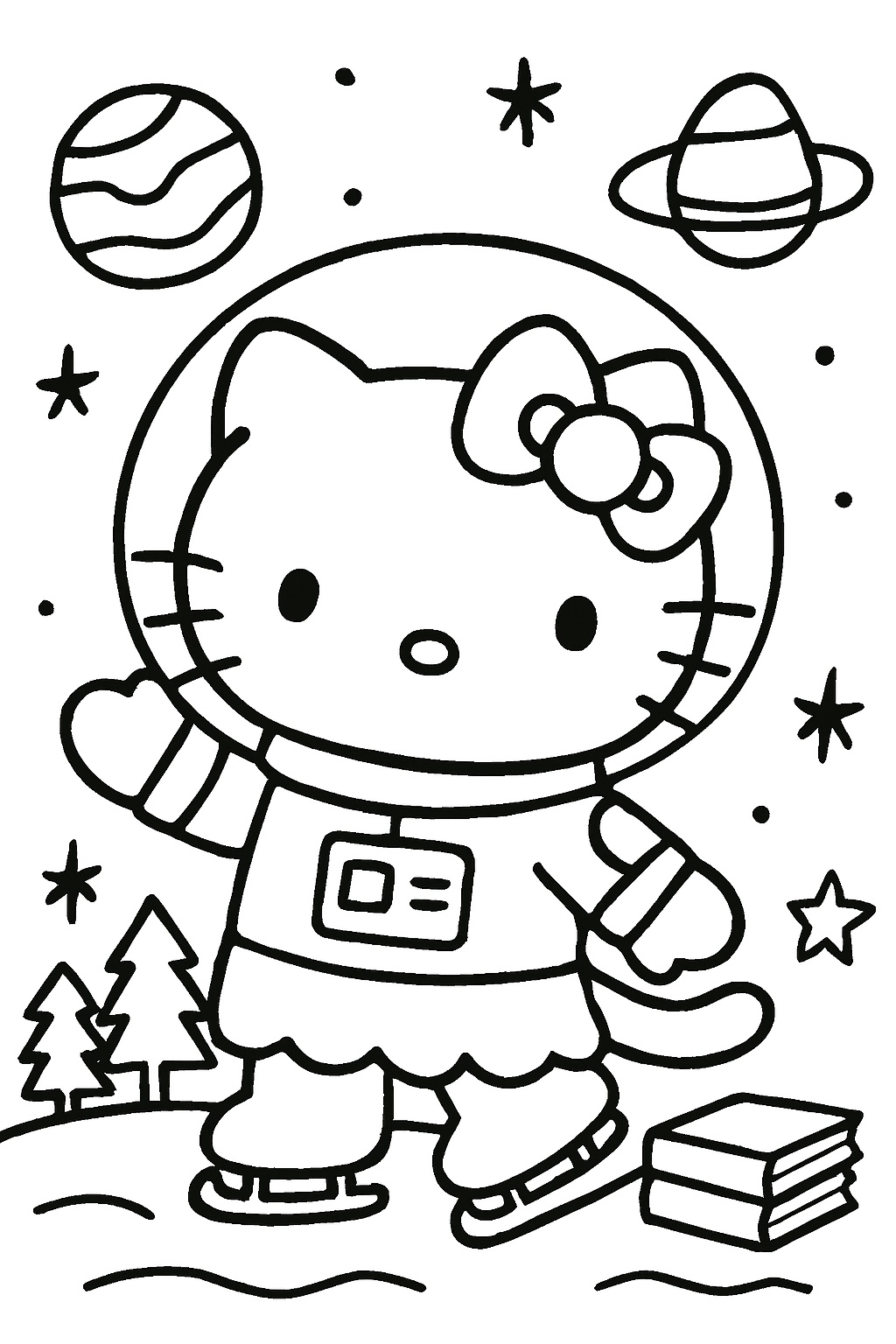 hello kitty coloring pages