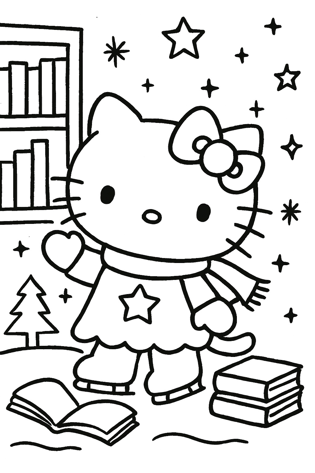 hello kitty coloring pages