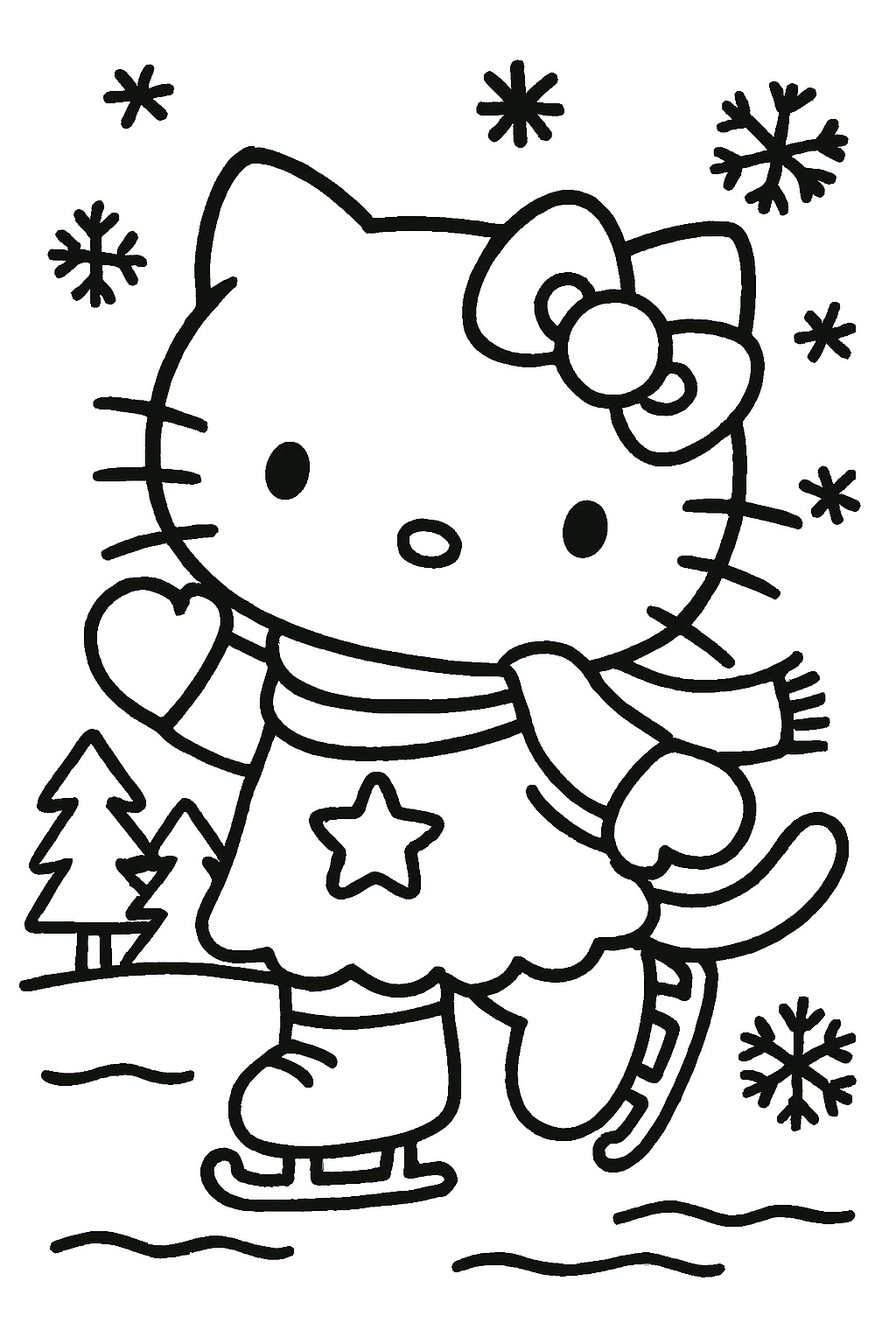 hello kitty coloring pages