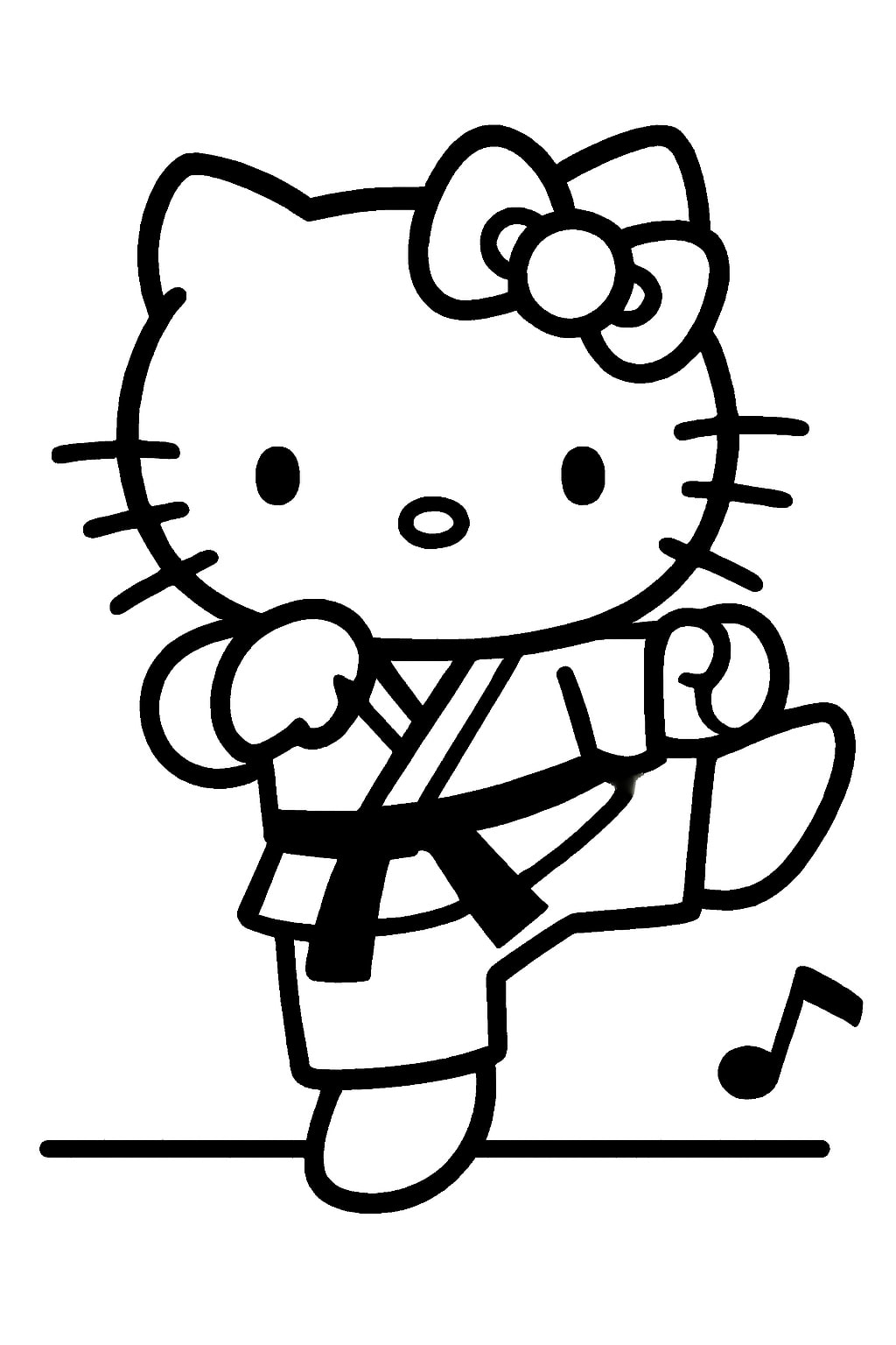 hello kitty coloring pages