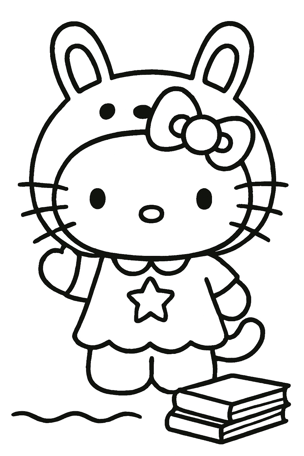 hello kitty coloring pages