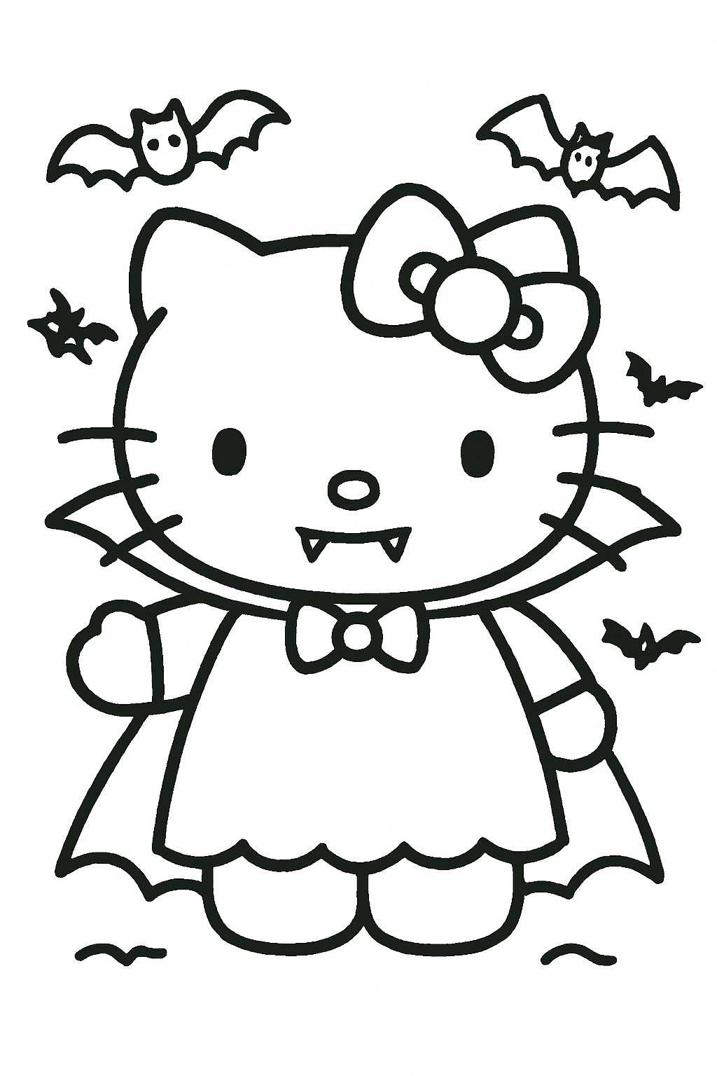 hello kitty coloring pages