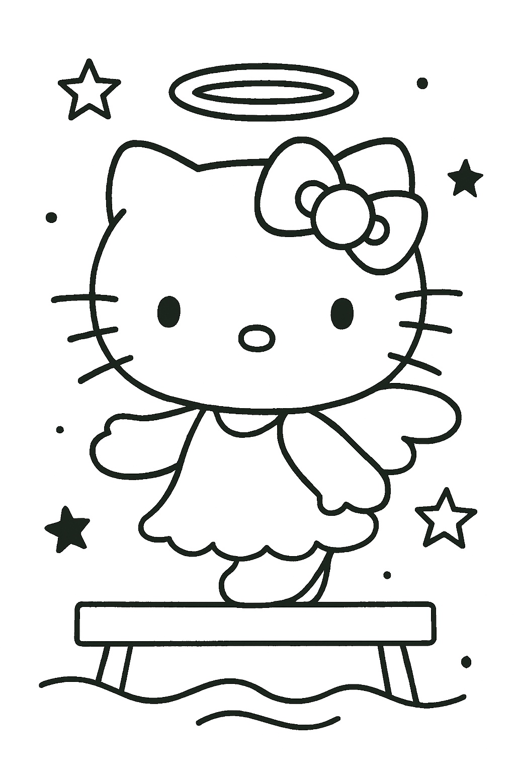 hello kitty coloring pages