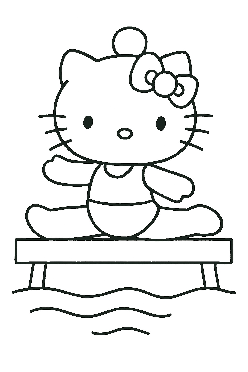 hello kitty coloring pages