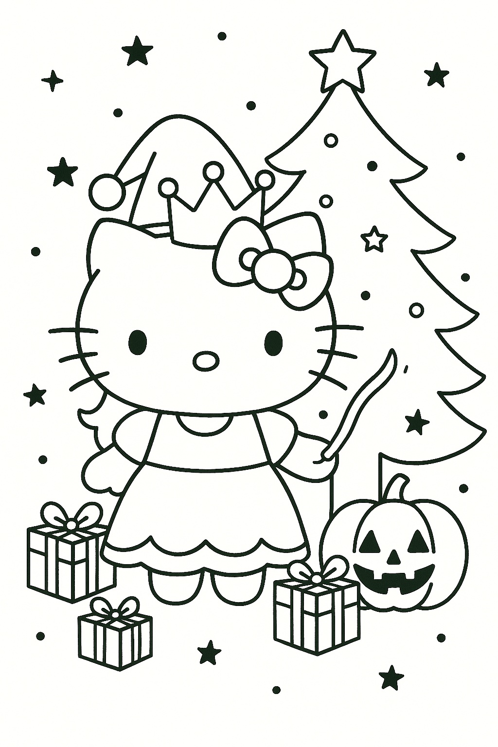 hello kitty coloring pages