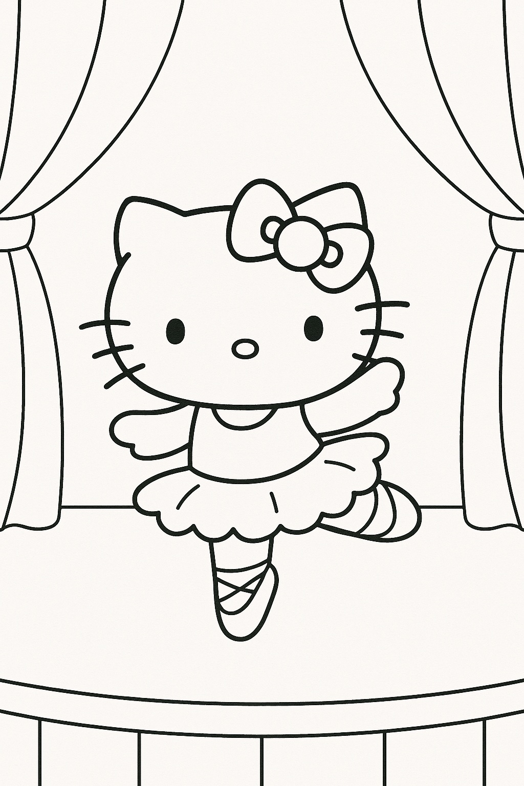 hello kitty coloring pages