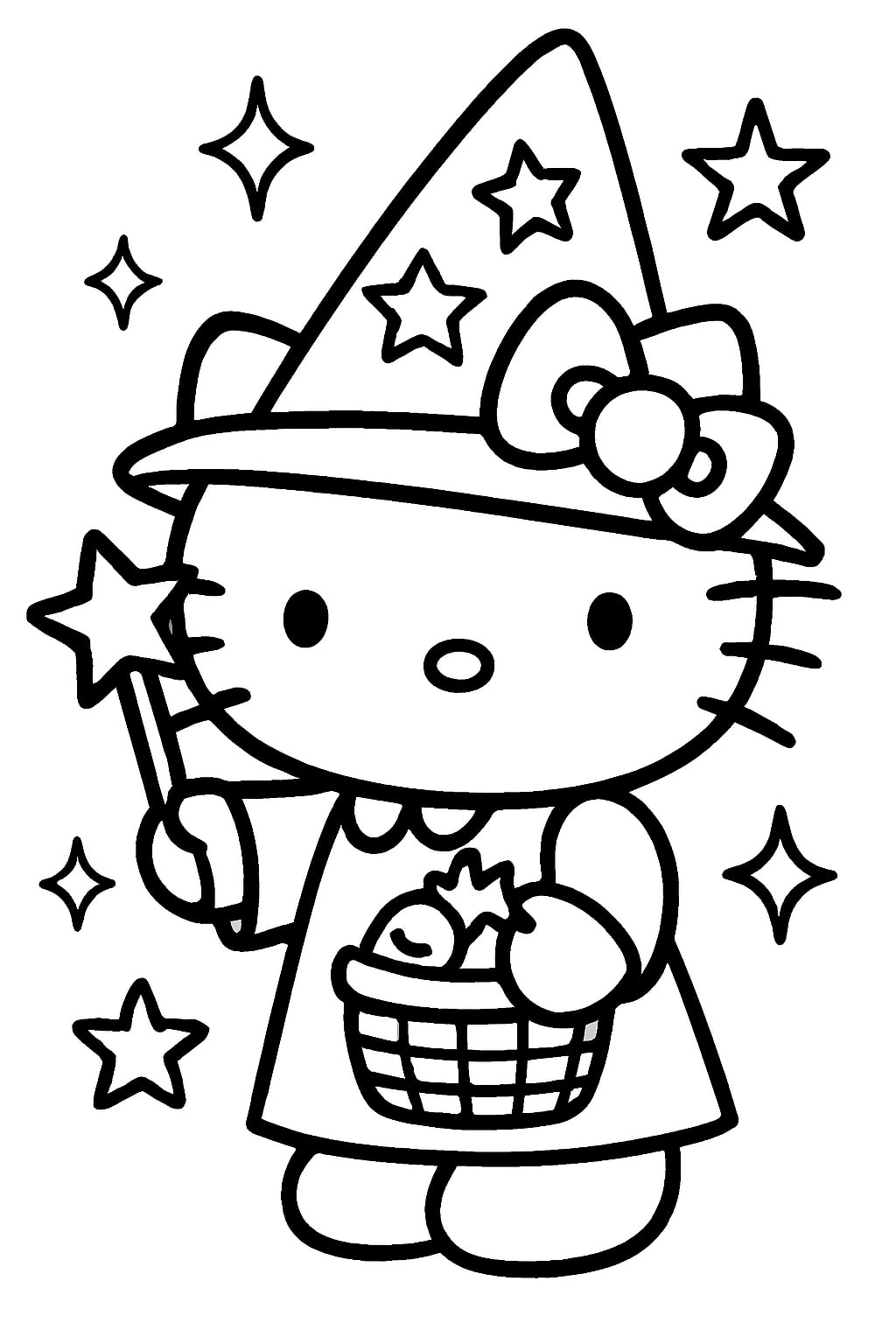 hello kitty coloring pages