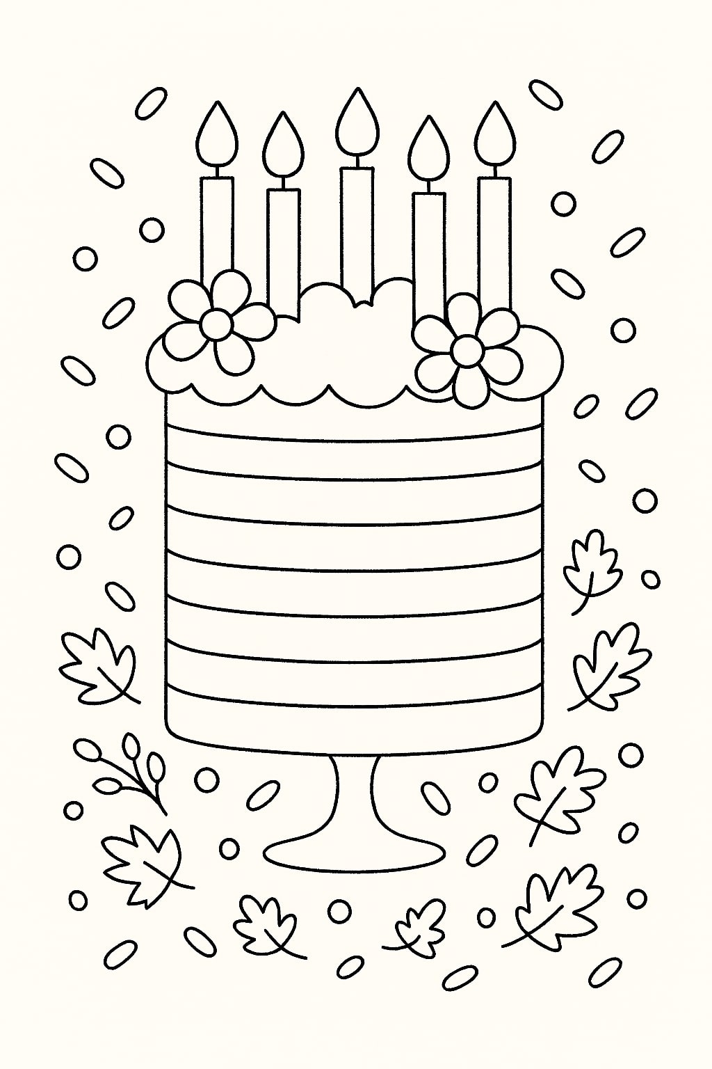 Rainbow Coloring Page