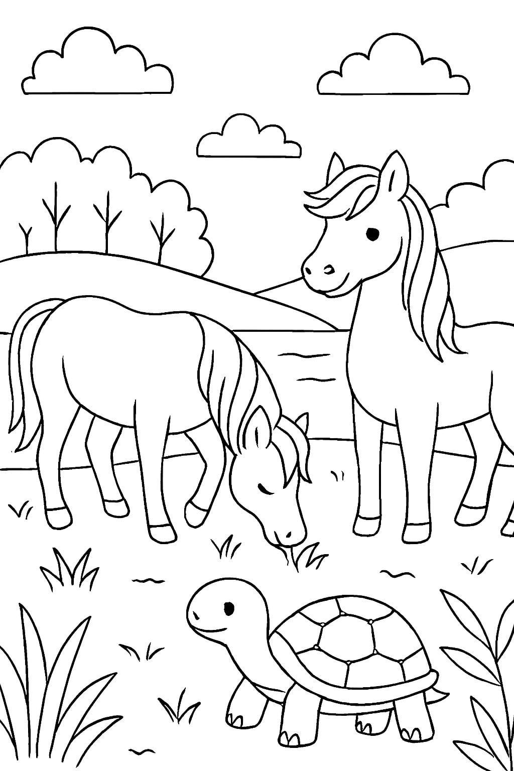 animal coloring page
