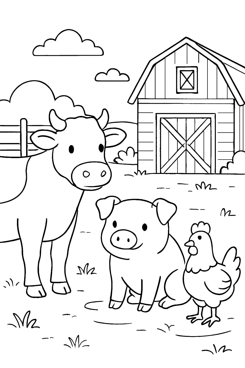 animal coloring page