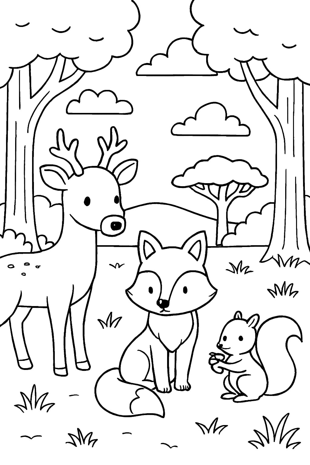 animal coloring page