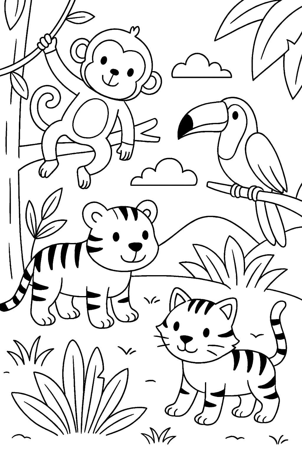 animal coloring page