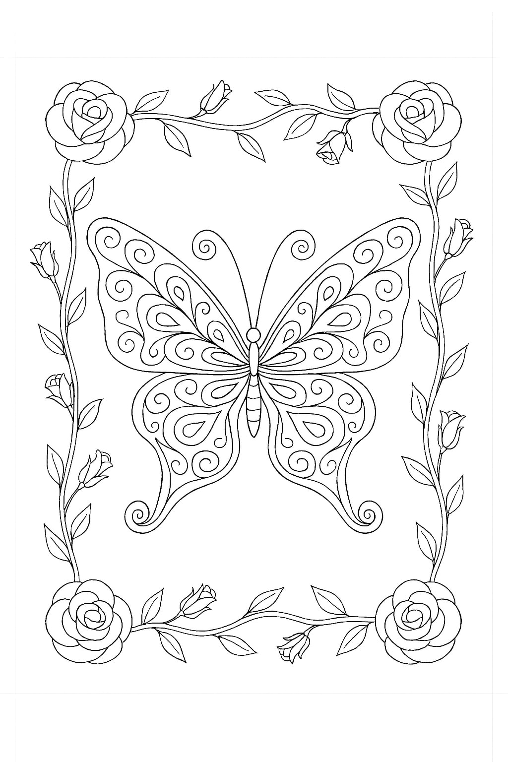 Butterfly Coloring pages
