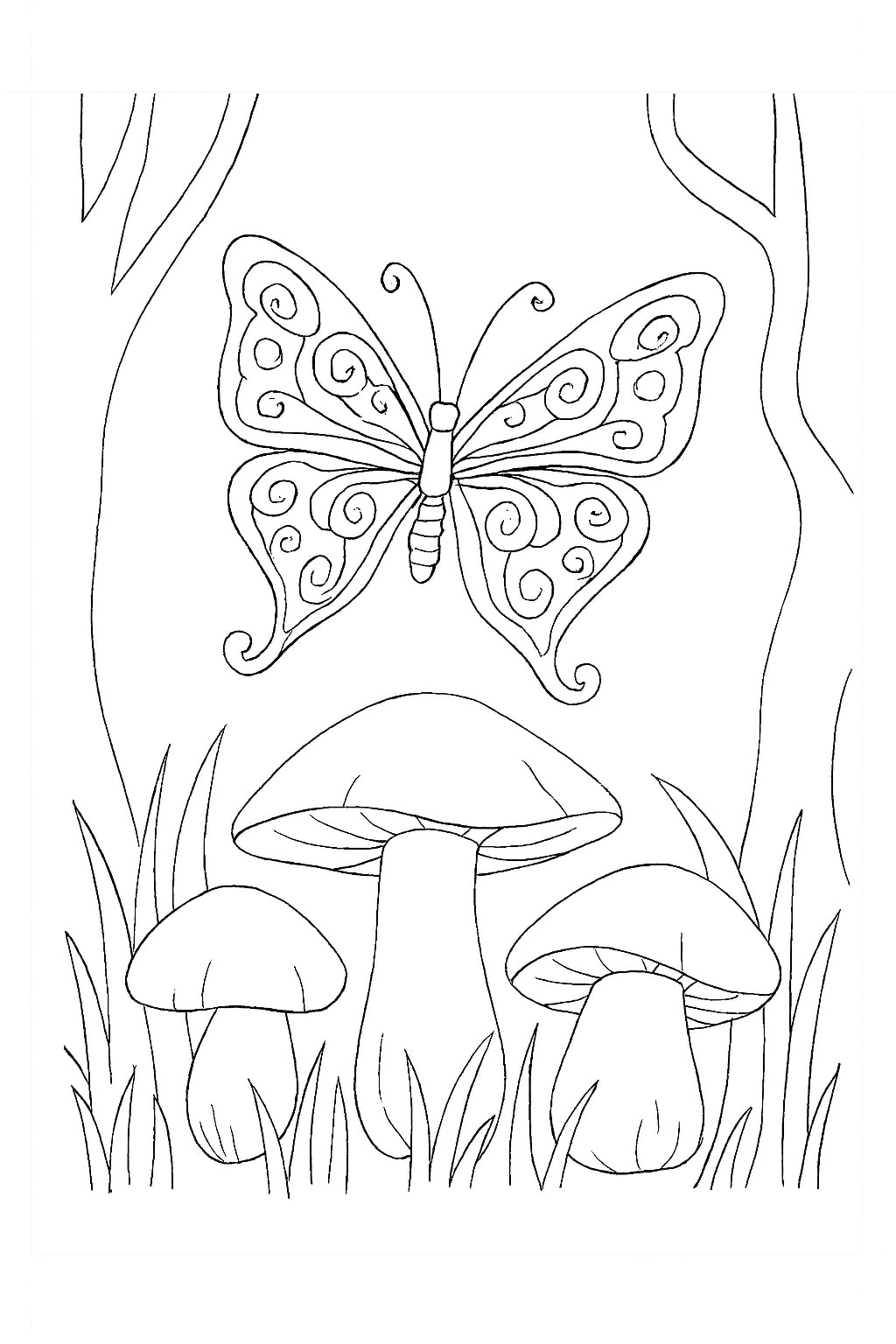 Butterfly Coloring pages