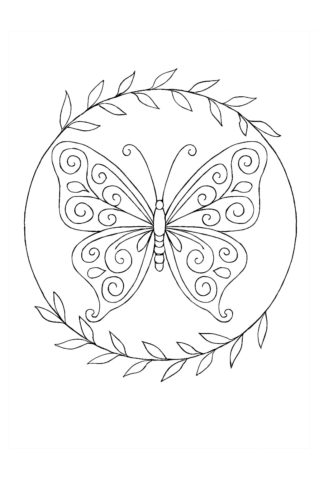 Butterfly Coloring pages