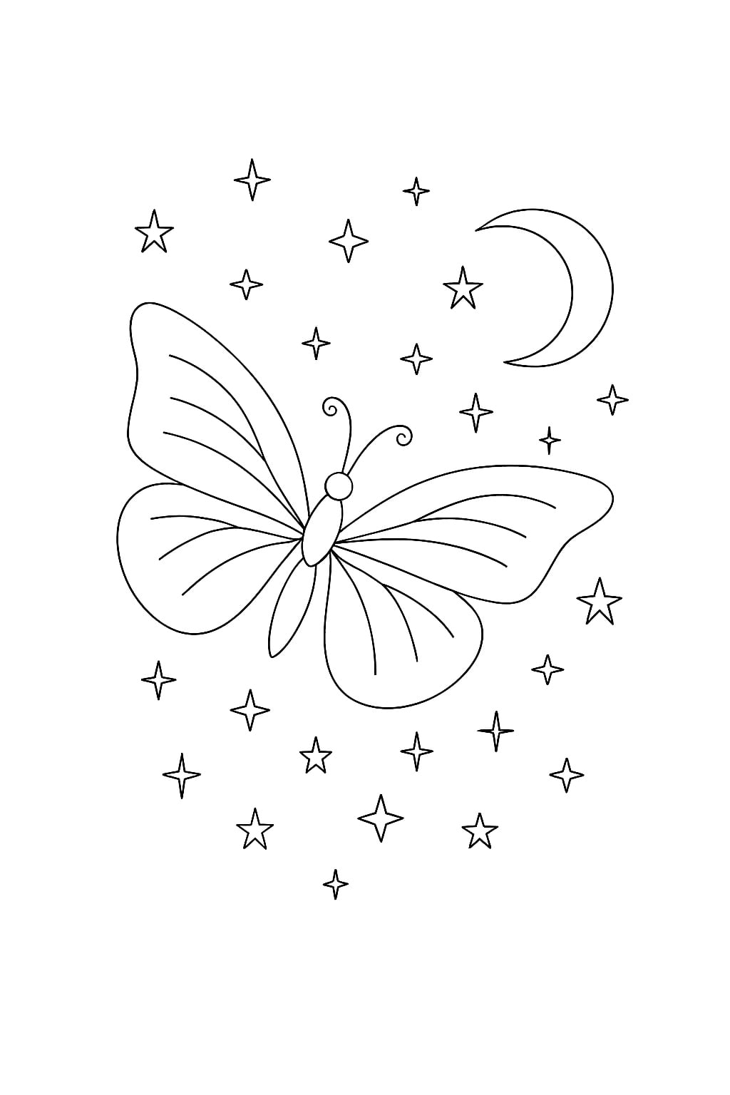 Butterfly Coloring pages