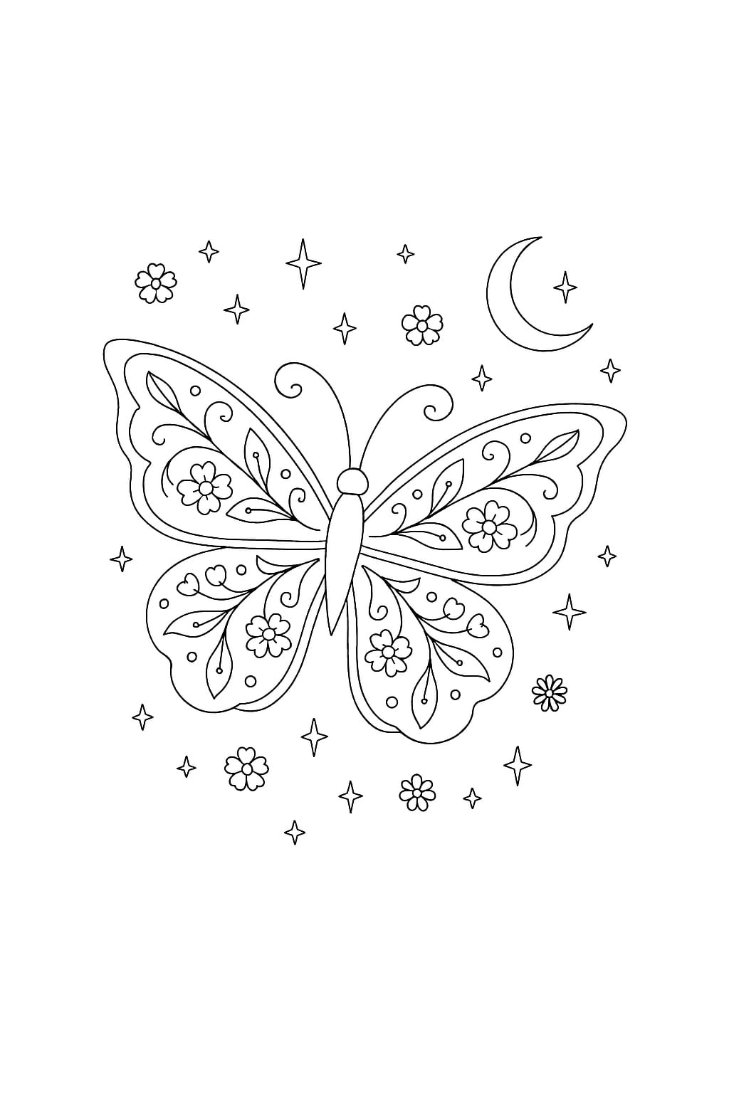 Butterfly Coloring pages
