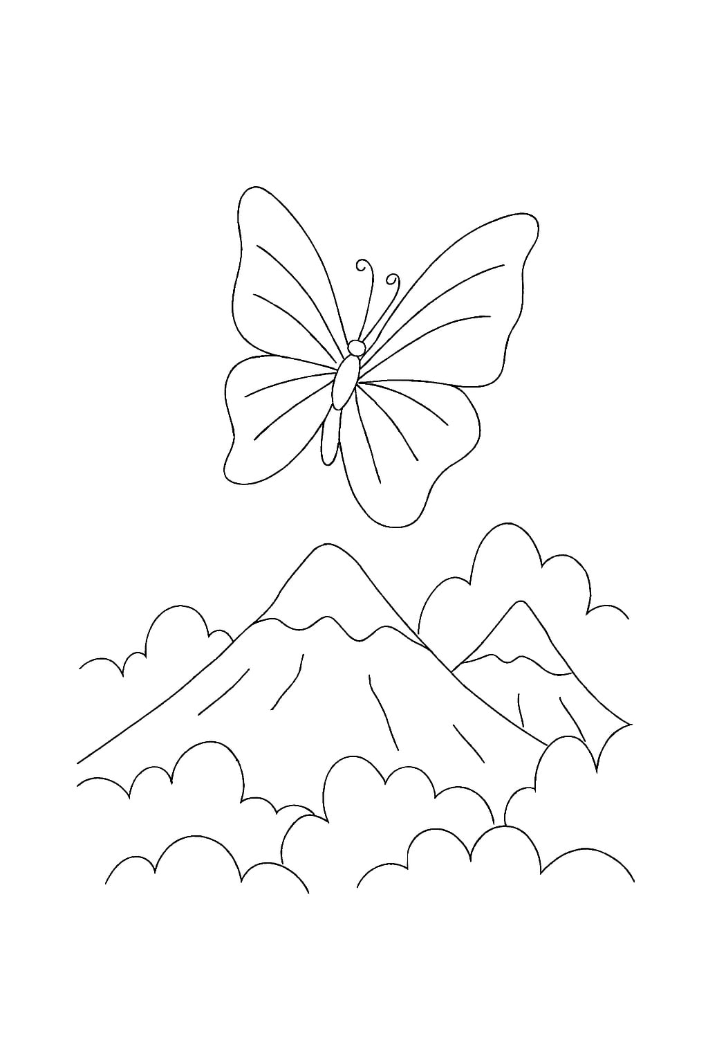 Butterfly Coloring pages