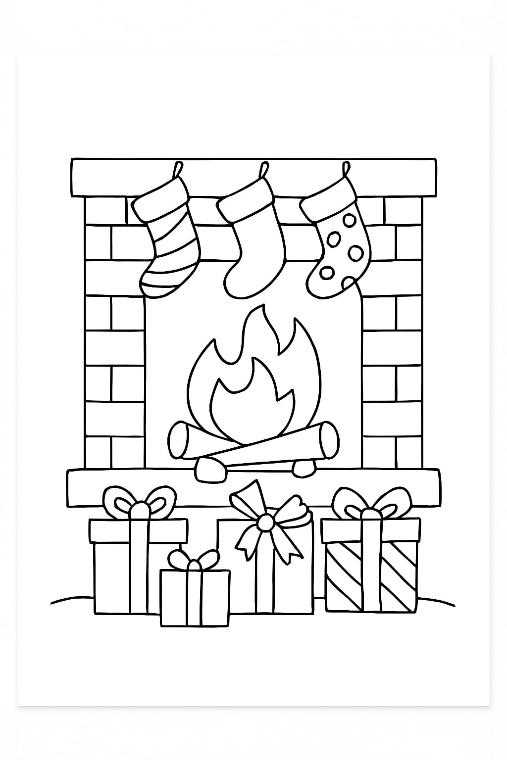 Christmas coloring pages