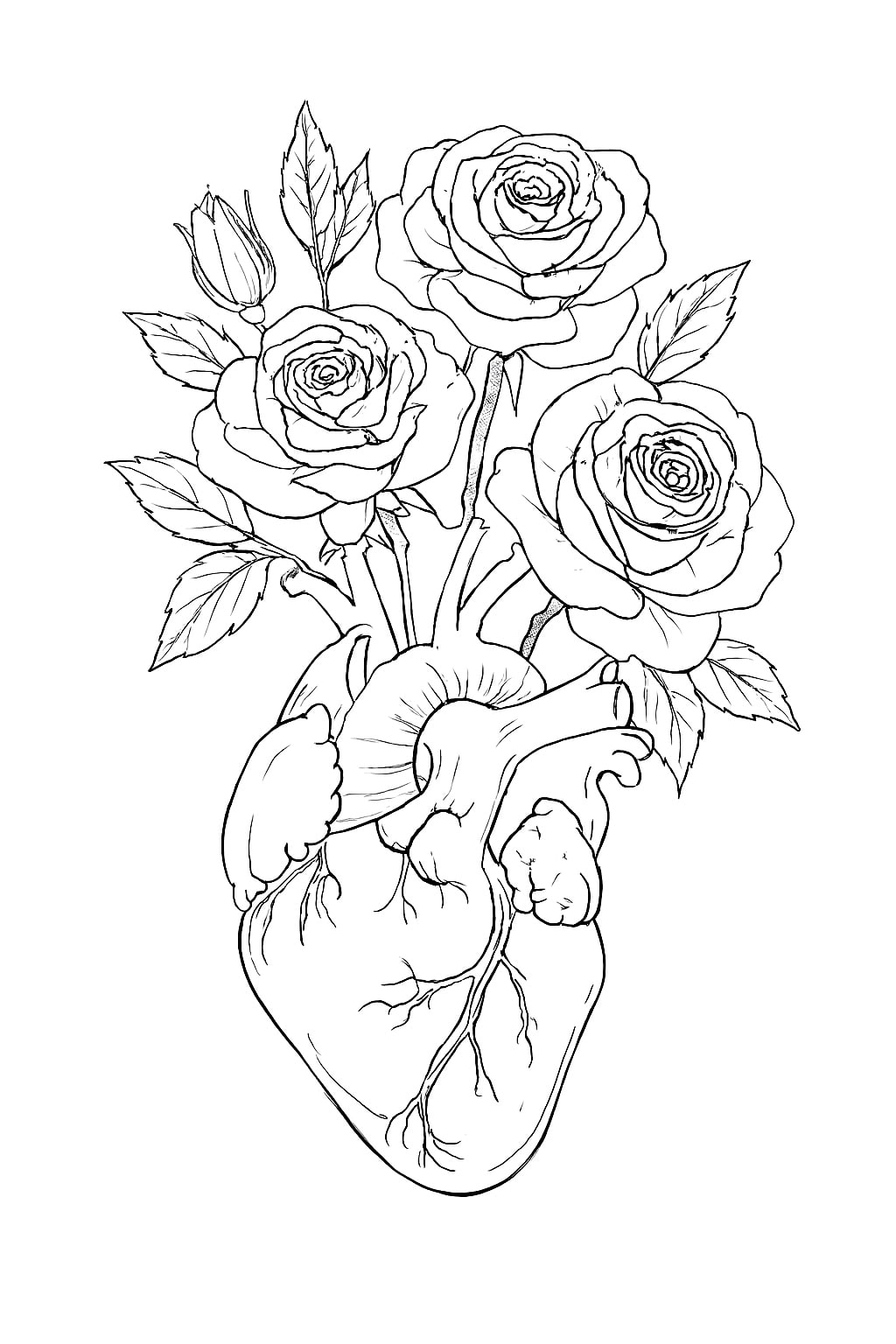 Heart Coloring pages