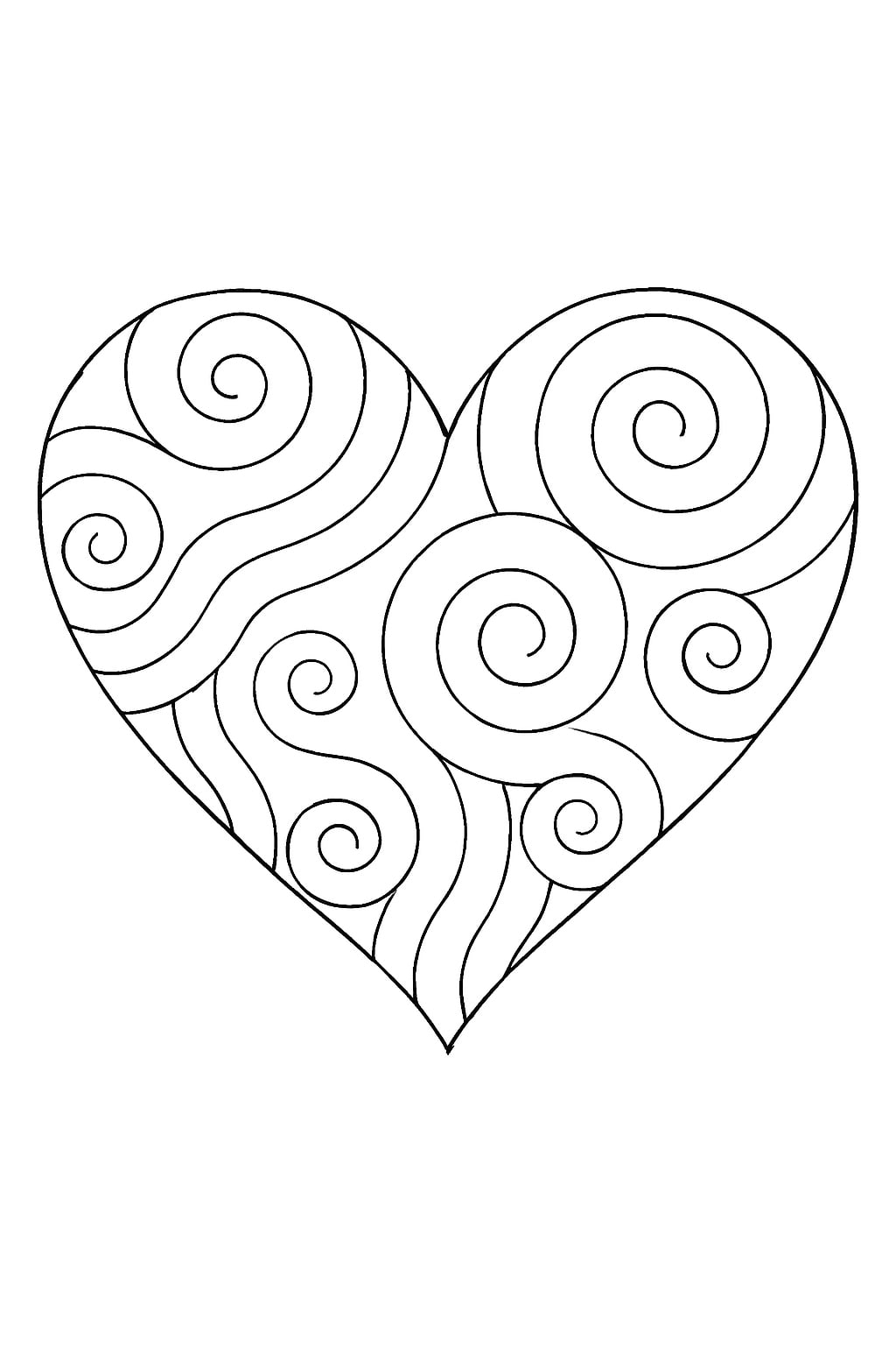Heart Coloring pages
