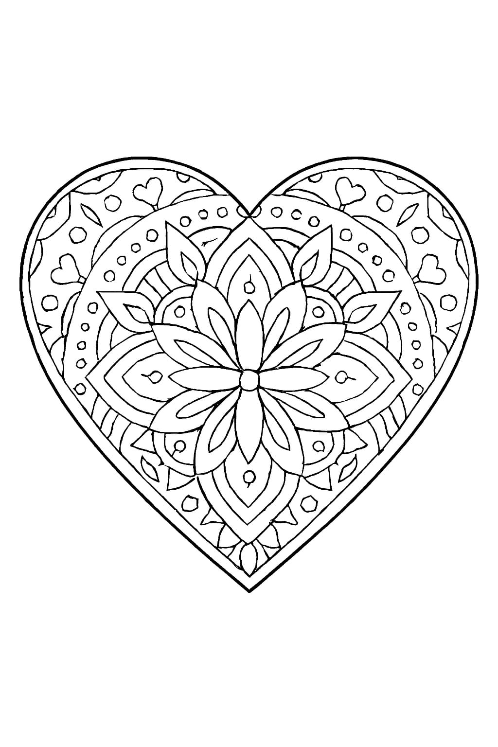 Heart Coloring pages
