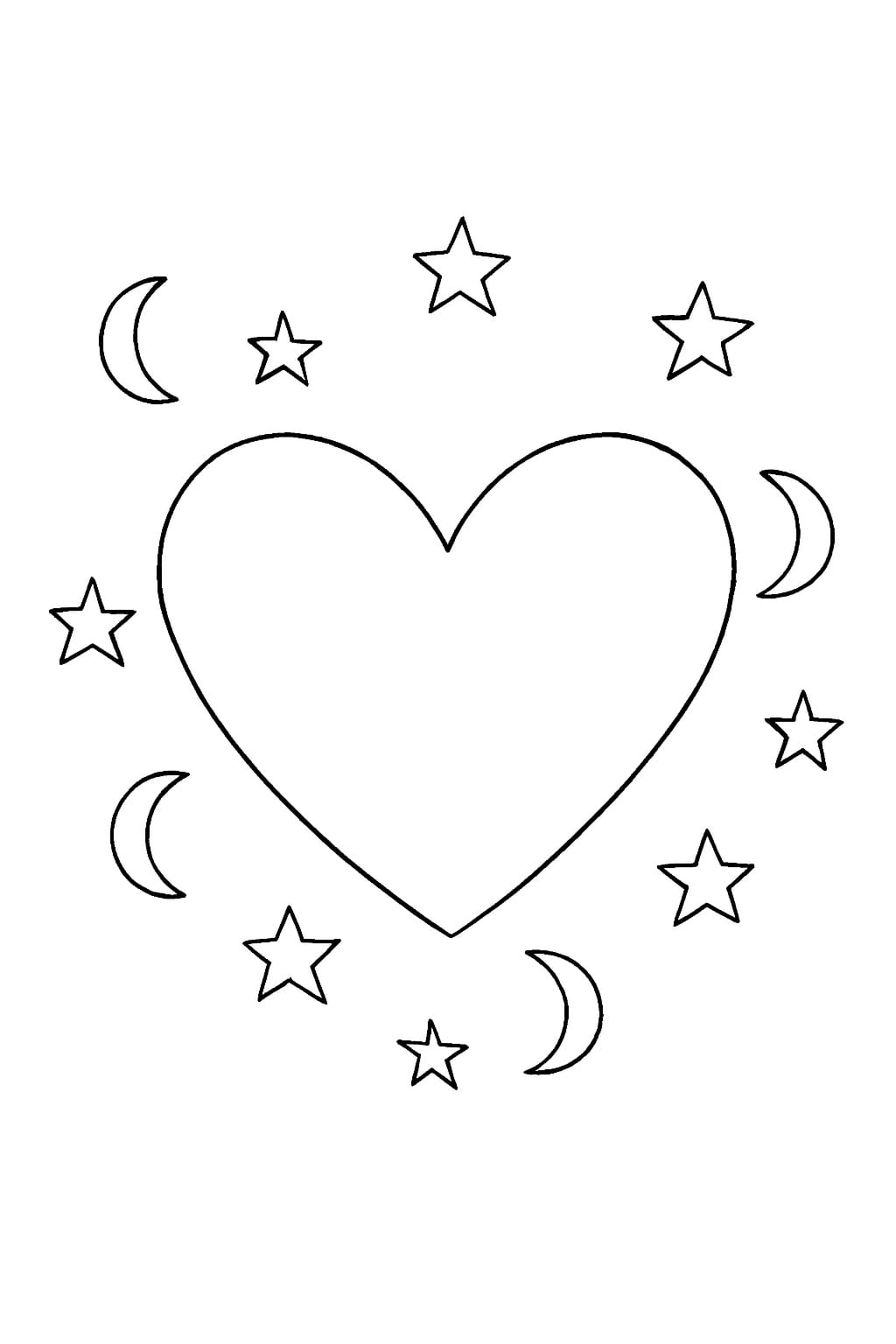 Heart Coloring pages