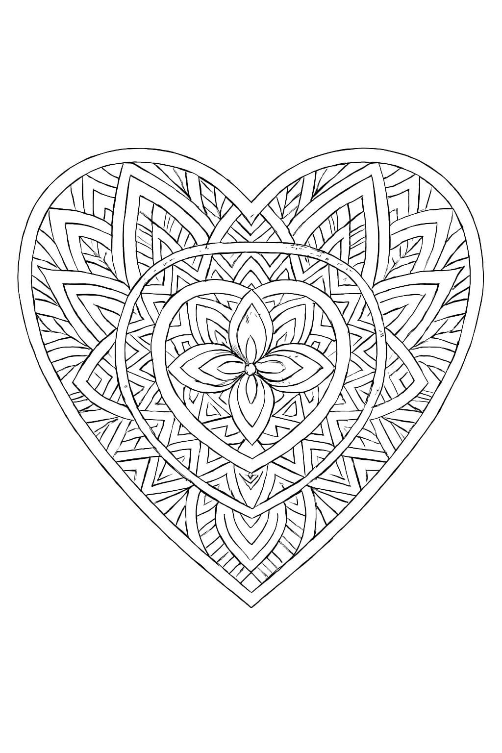 Heart Coloring pages