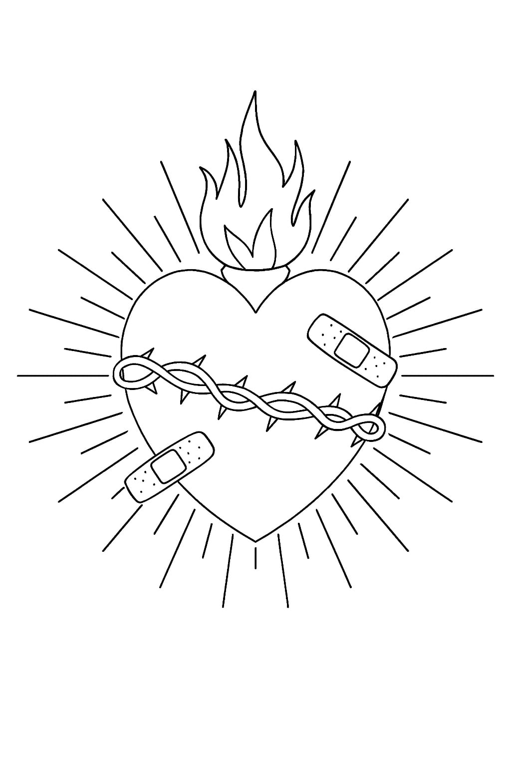 Heart Coloring pages