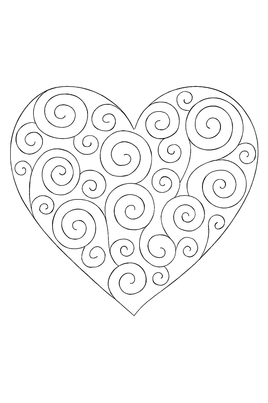 Heart Coloring pages