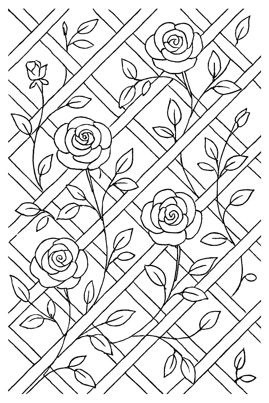 Pattern coloring pages