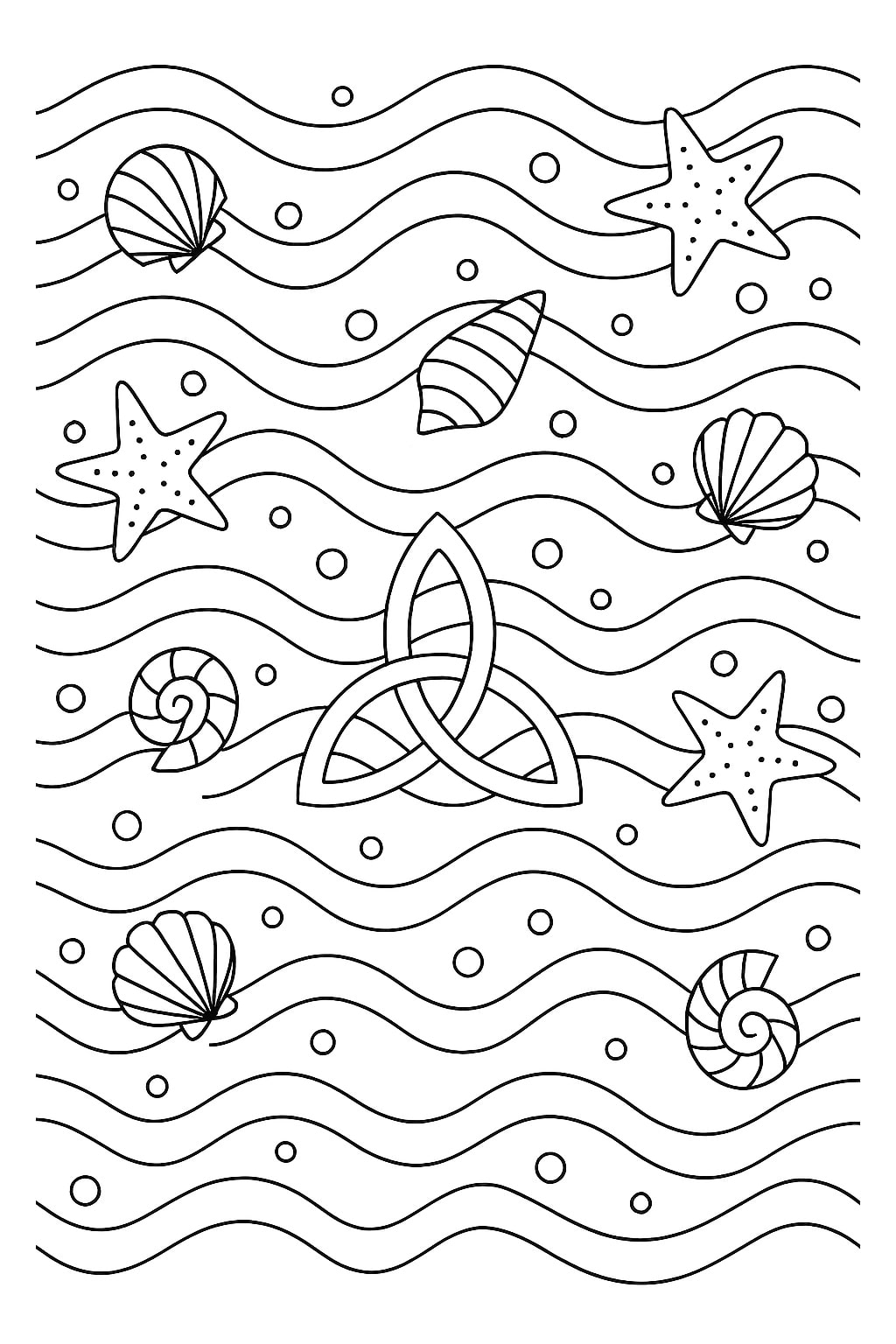 Pattern coloring pages