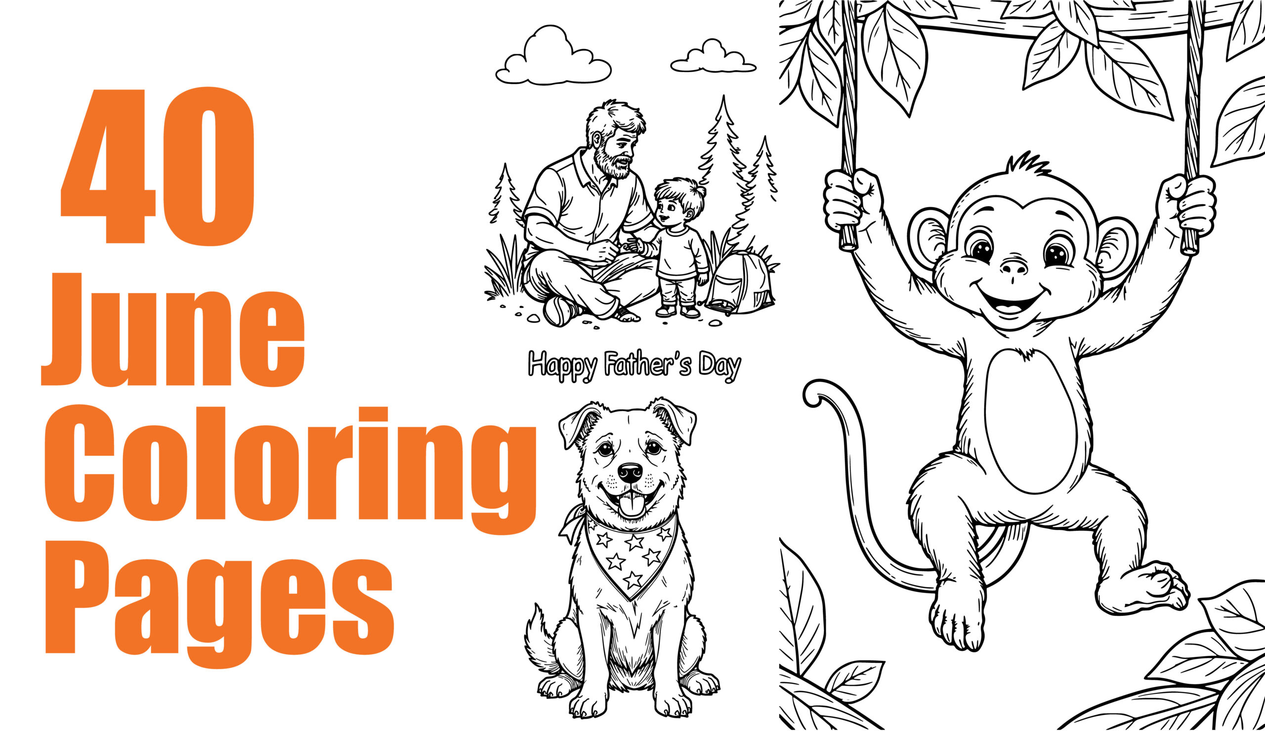 June Coloring Pages
