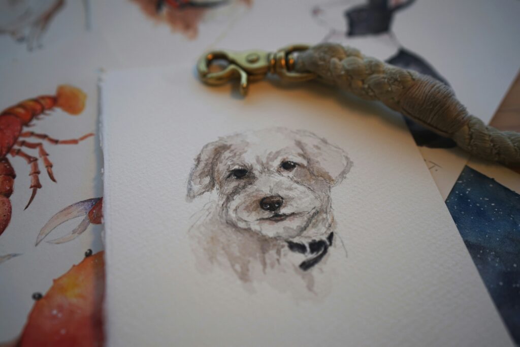 dog coloring page
